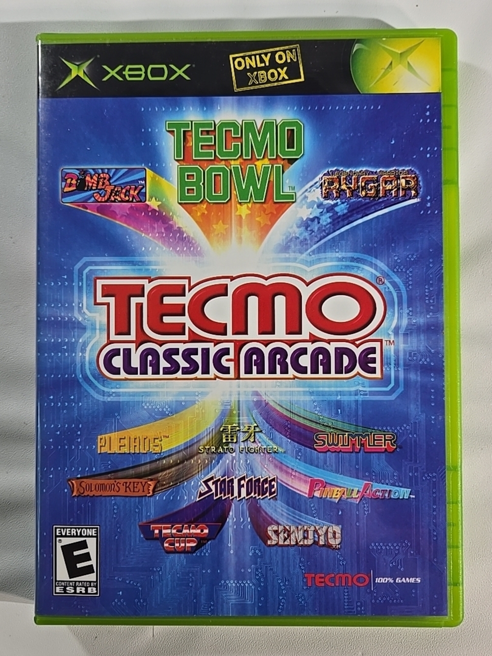 Microsoft Tecmo Classic Arcade - Blue & Green Cover